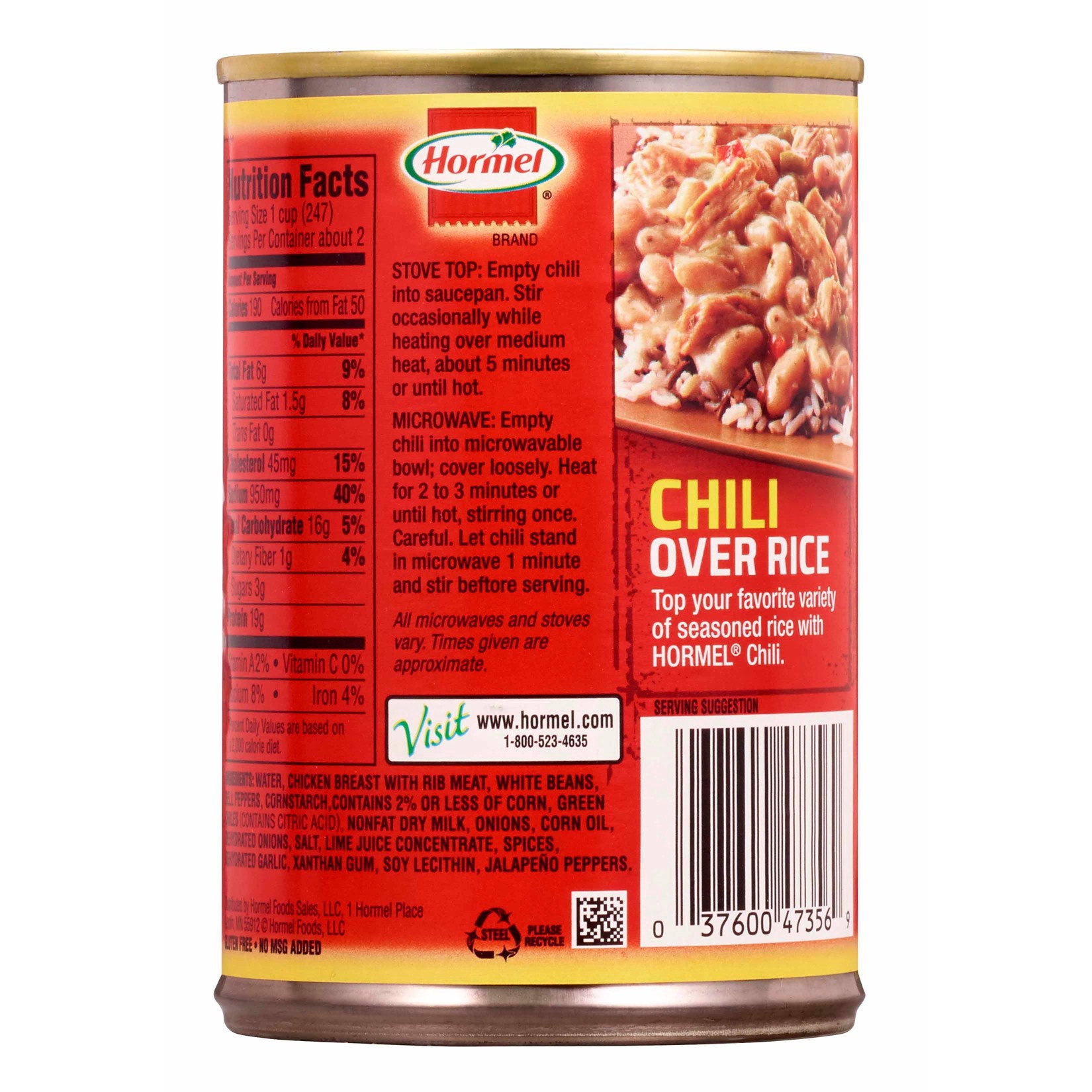 slide 17 of 19, Hormel Chicken Chili 15 oz, 15 oz