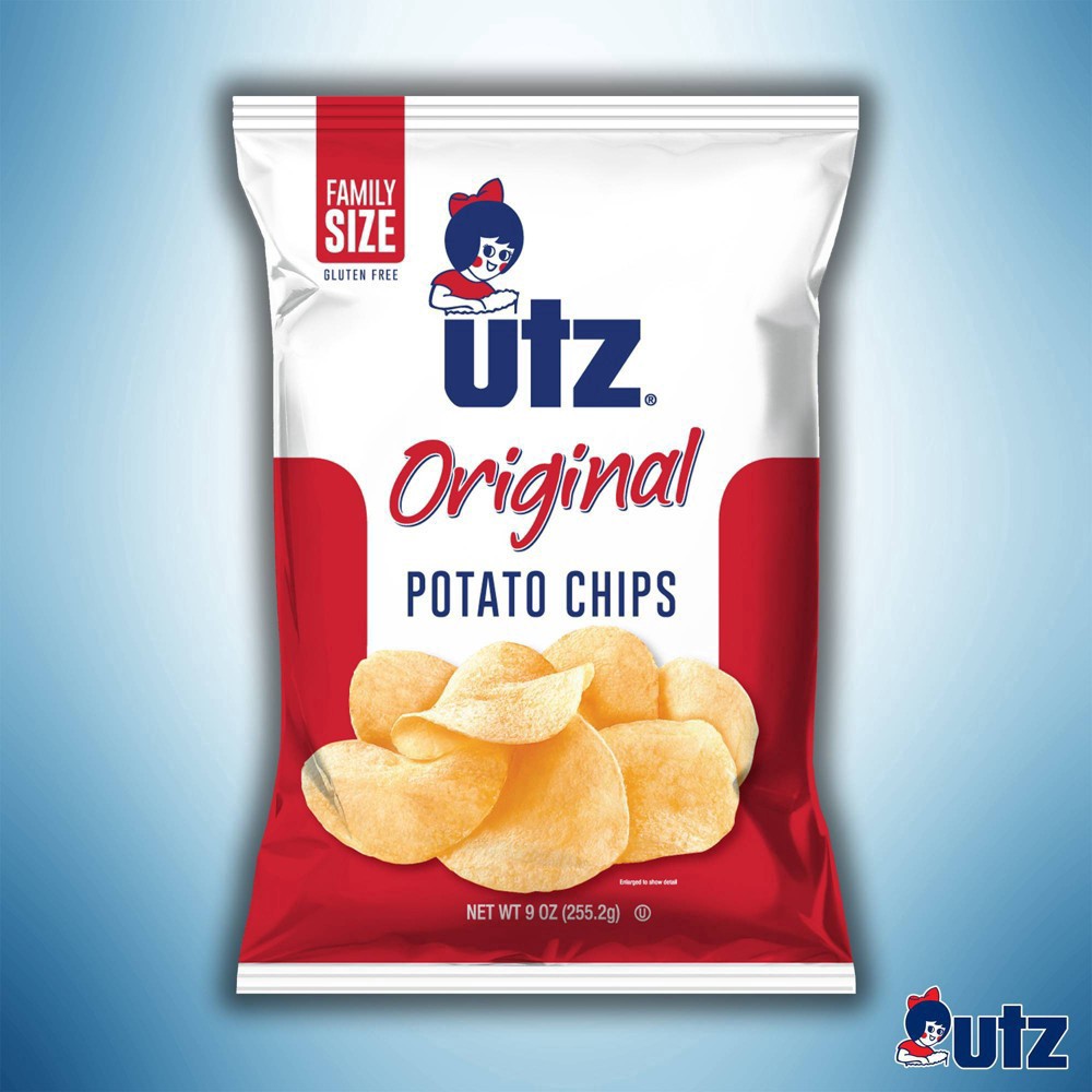 slide 8 of 9, Utz Potato Chips 9.5 oz, 9.5 oz