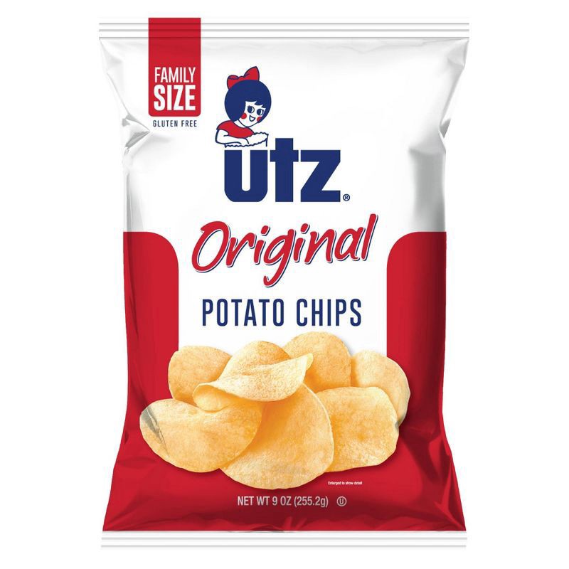 slide 1 of 9, Utz Potato Chips 9.5 oz, 9.5 oz