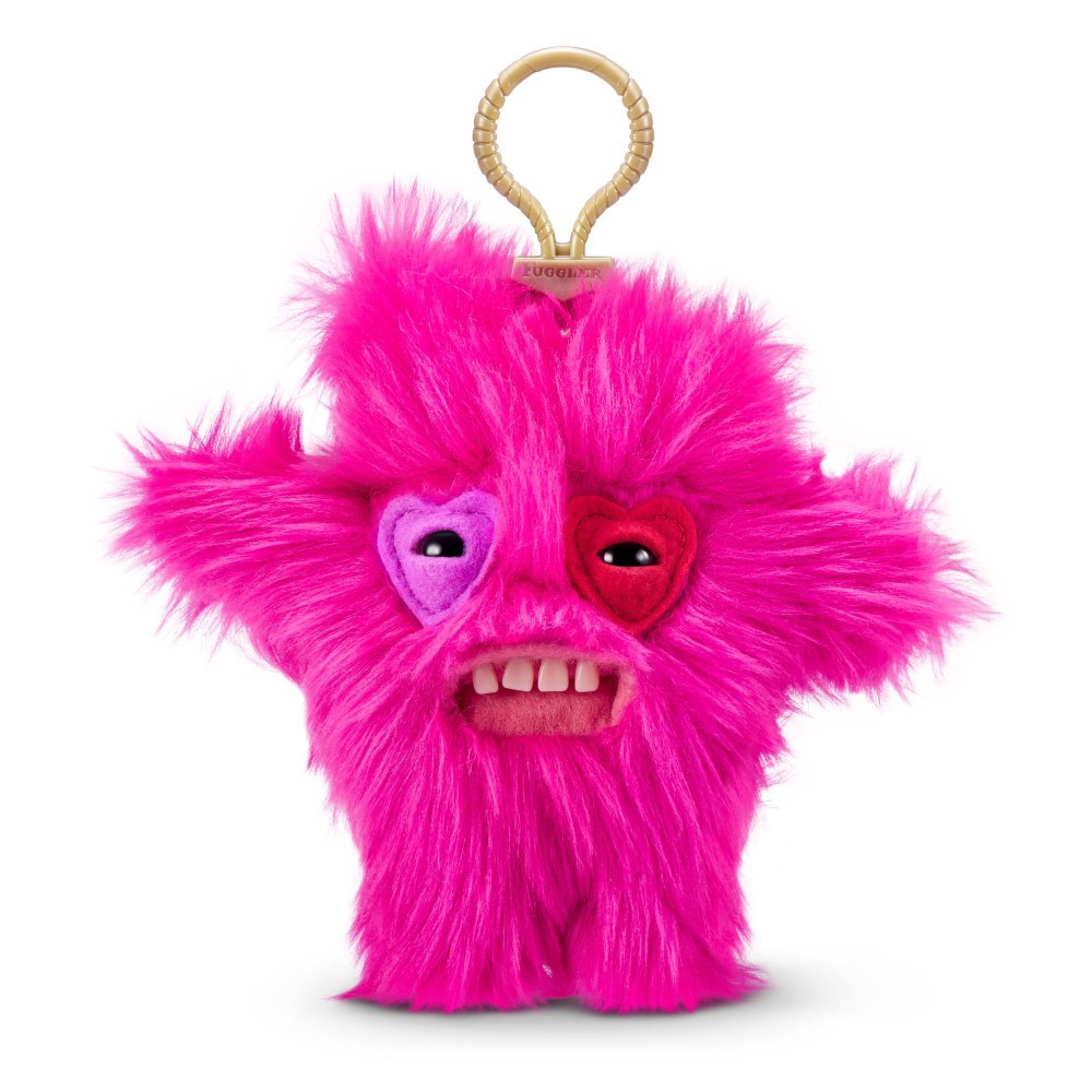 slide 1 of 6, Zuru Fuggle Key Rings 5-inch Assortment Series 5 Cardiac Creeper - Pink, 1 ct