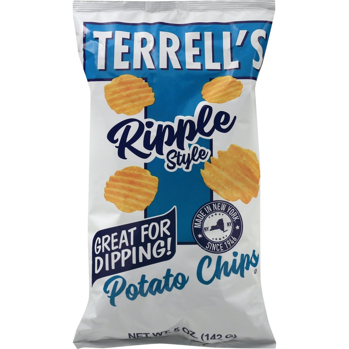 slide 1 of 1, Terrell's Ripple Style Chips, 5 oz