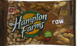 Hampton Farms Raw Natural Peanuts 24 oz