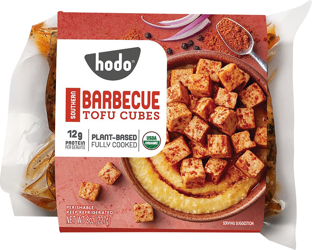 slide 5 of 6, Hodo Southern Barbecue Tofu Cubes 8 oz, 8 oz