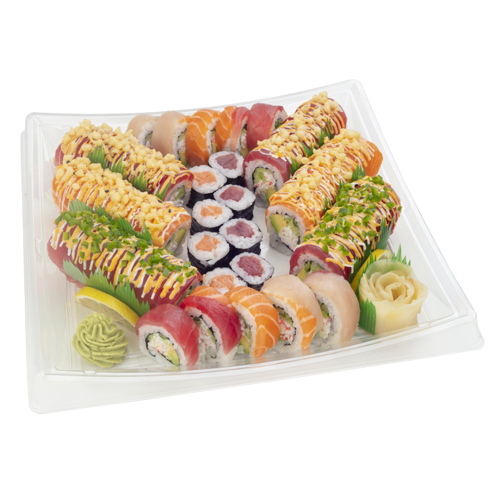 slide 1 of 1, Hybrid San Sushi Platter, 48 pc / 43.5 oz, 48 ct