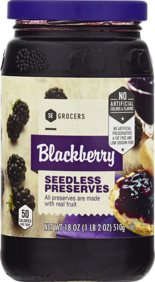 slide 12 of 13, SE Grocers Seedless Blackberry - 18 oz, 18 oz