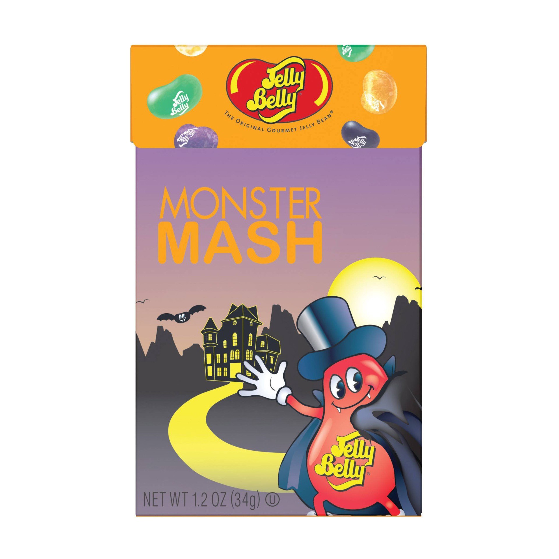 slide 1 of 8, Jelly Belly Halloween Monster Mash Flip Top Box - 1.2oz, 1.2 oz