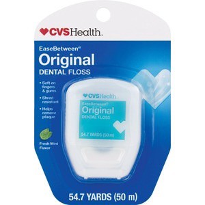 slide 1 of 1, CVS Health Easebetween Original Dental Floss, Fresh Mint, 1 ct