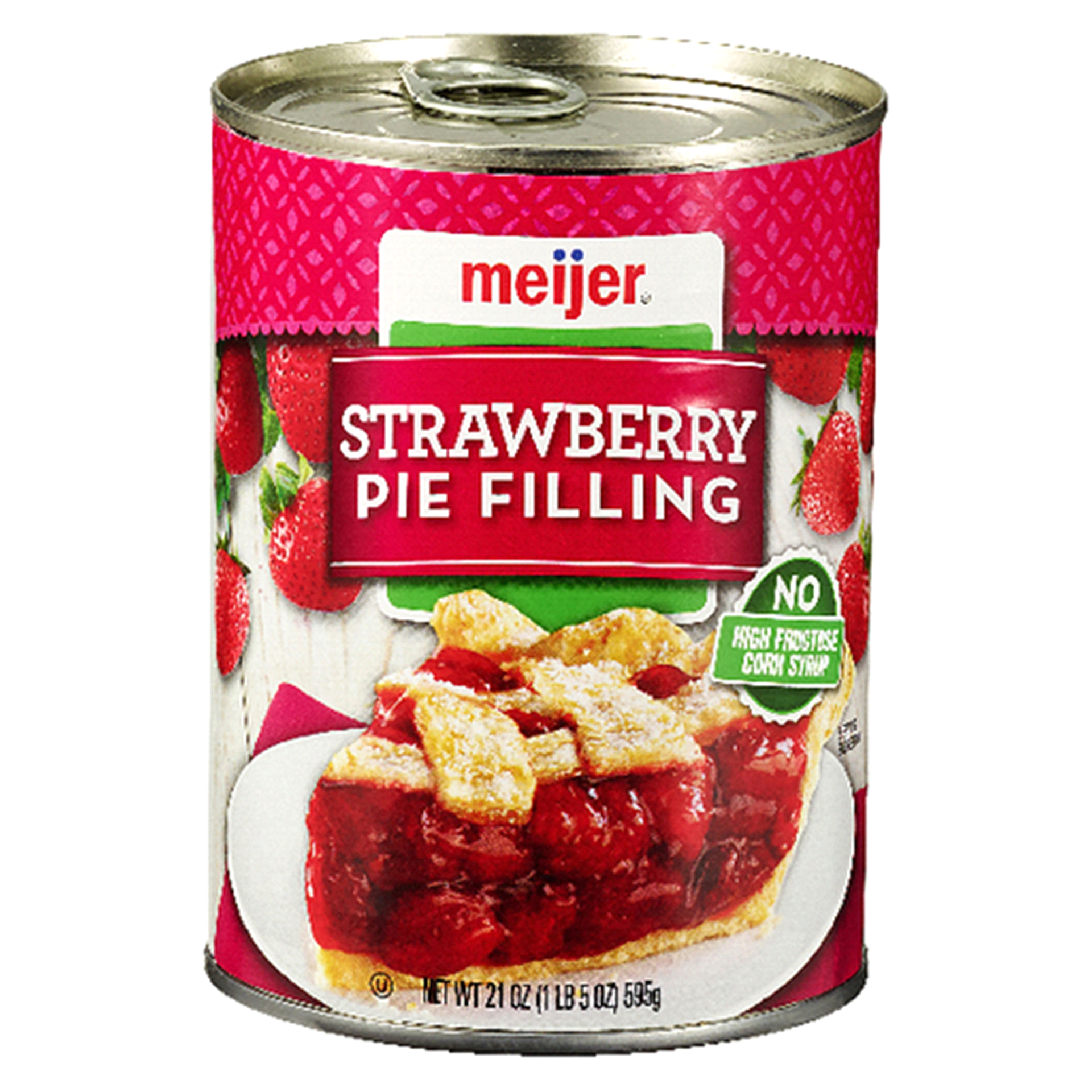 slide 1 of 3, Meijer Strawberry Pie Filing, 21 oz