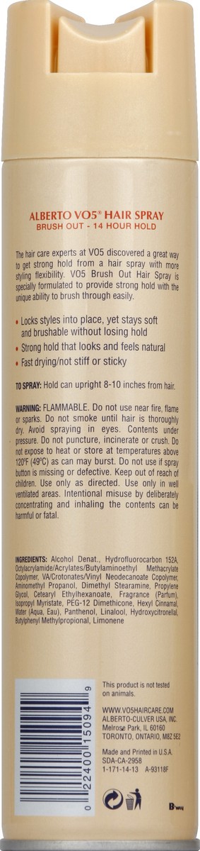slide 2 of 3, Alberto VO5 Hair Spray 8.5 oz, 8.5 oz