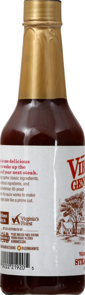 slide 7 of 9, Virginia Gentlemen VG80 Bourbon Steak Sauce 10 oz, 10 oz