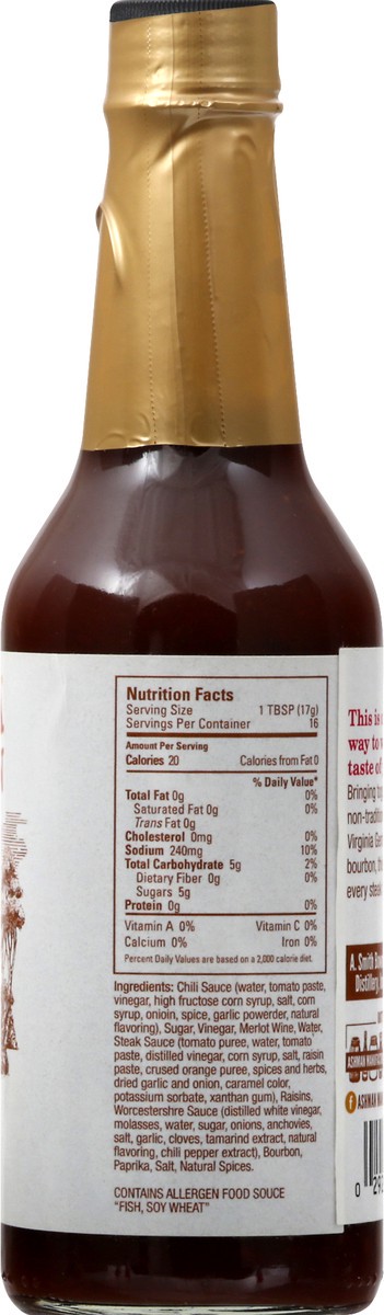 slide 8 of 9, Virginia Gentlemen VG80 Bourbon Steak Sauce 10 oz, 10 oz