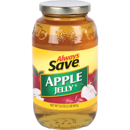 slide 1 of 1, Always Save Apple Jelly, 32 oz