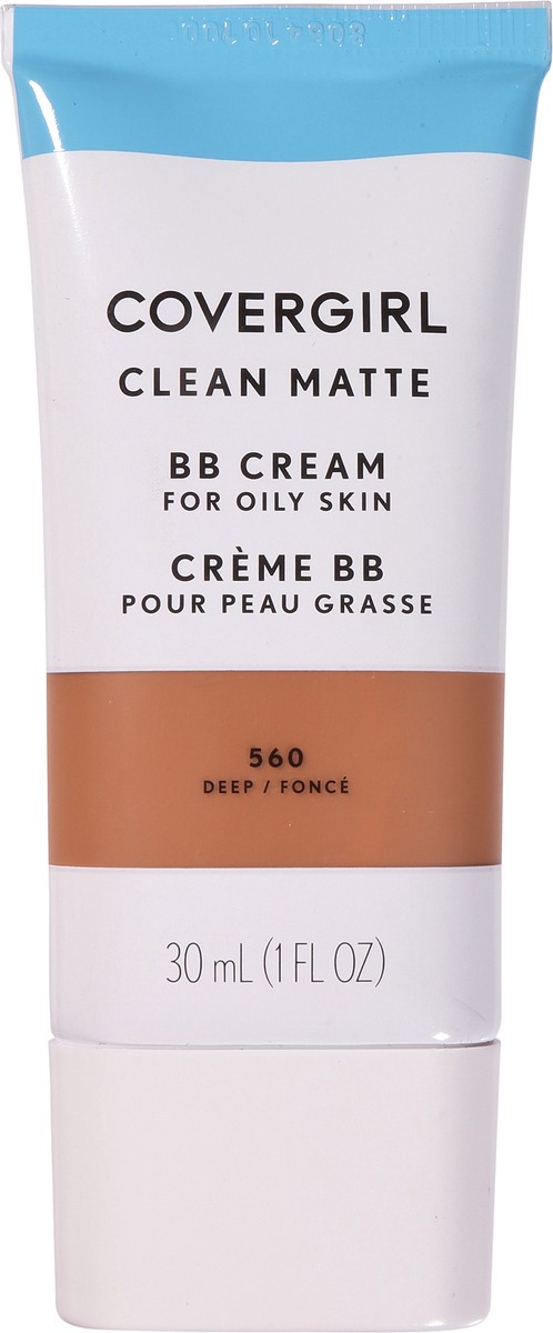 slide 1 of 9, Covergirl COVERGIRL Clean Matte BB Cream , Deep 560, 10ML, 30 ml