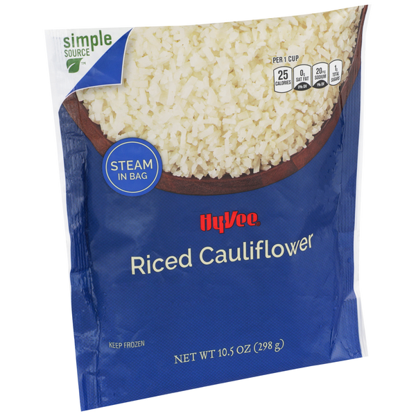slide 1 of 1, Hy-vee Riced Cauliflower, 10.5 oz