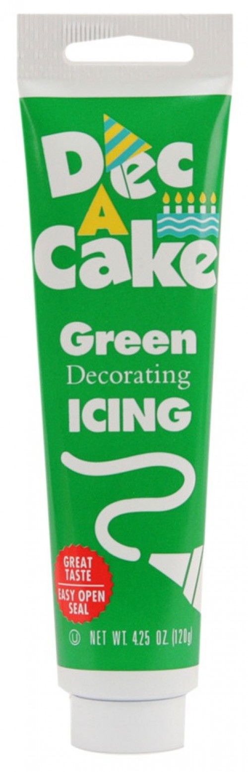slide 1 of 1, Dec-A-Cake Green Icing, 4.25 oz