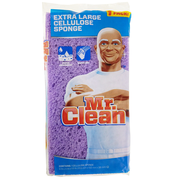 slide 1 of 1, Mr. Clean Cellulose Extra Large Sponge, 1 ct