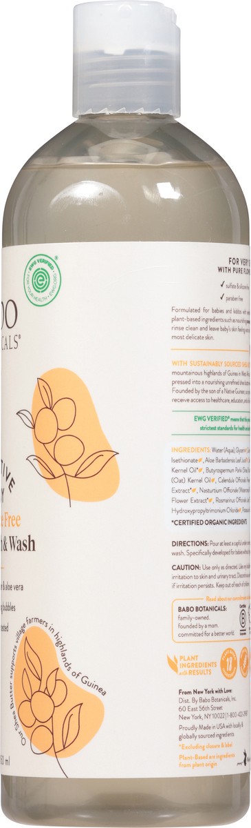 slide 11 of 14, Babo Botanicals Sensitive Baby Fragrance Free Bubble Bath & Wash 15 fl oz, 15 fl oz