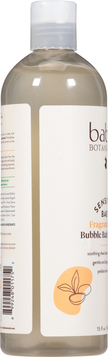 slide 8 of 14, Babo Botanicals Sensitive Baby Fragrance Free Bubble Bath & Wash 15 fl oz, 15 fl oz