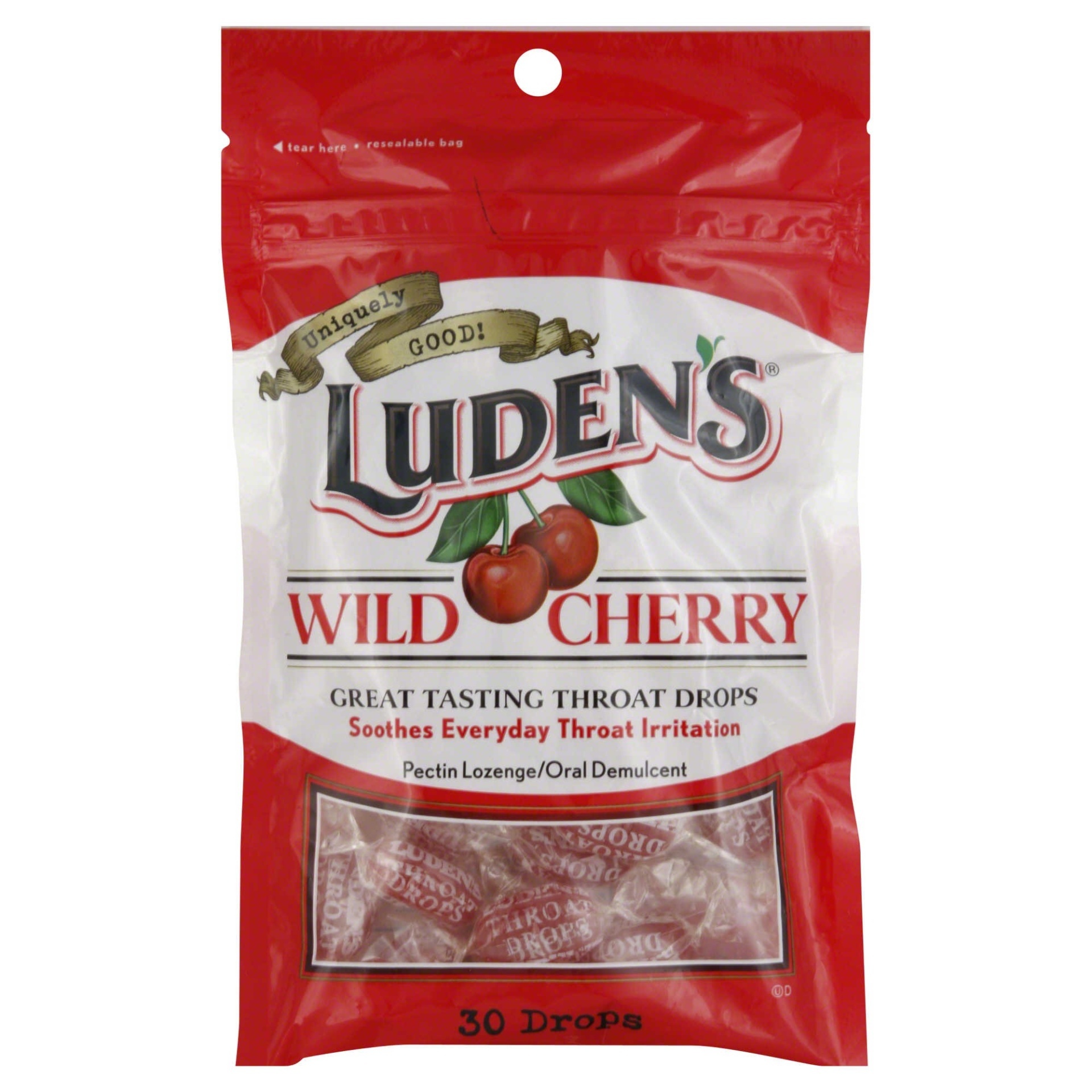 Luden's Wild Cherry Throat Drops Box 20 ct Shipt