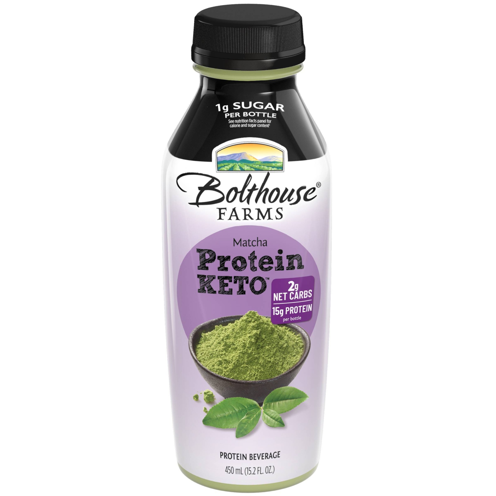 slide 1 of 4, Bolthouse Farms Protein Keto Matcha Shake, 15.2 fl oz