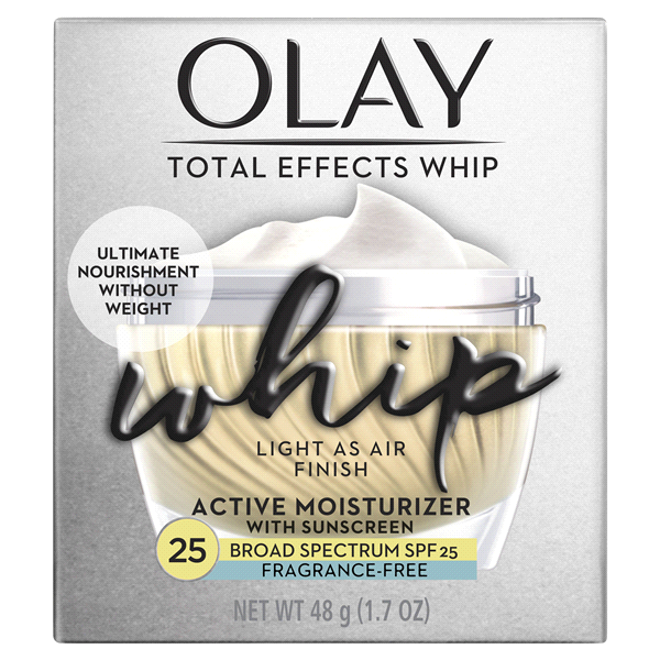 slide 2 of 29, Olay Total Effects Whip Fragrance Free Facial Moisturizer - SPF, 1.7 oz