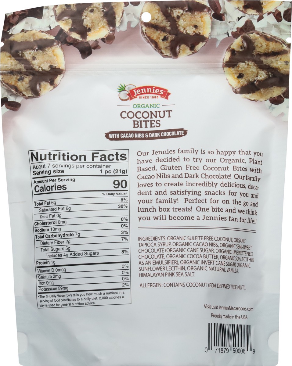 slide 2 of 14, Jennie's Organic Coconut Bites 5.25 oz, 5.25 oz