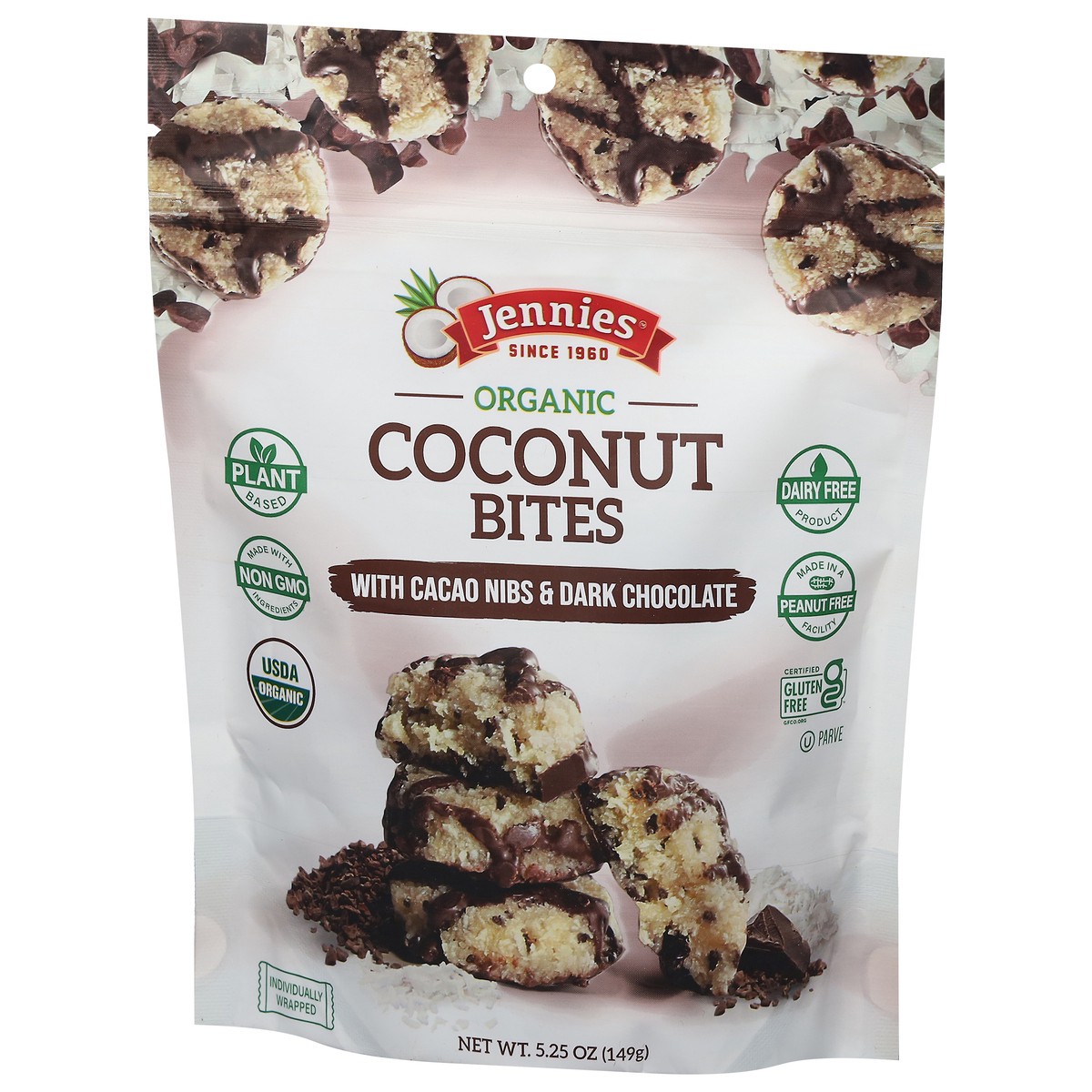 slide 4 of 14, Jennie's Organic Coconut Bites 5.25 oz, 5.25 oz