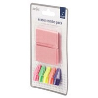 slide 7 of 29, Meijer Eraser Combo Pack Pack, 7 ct