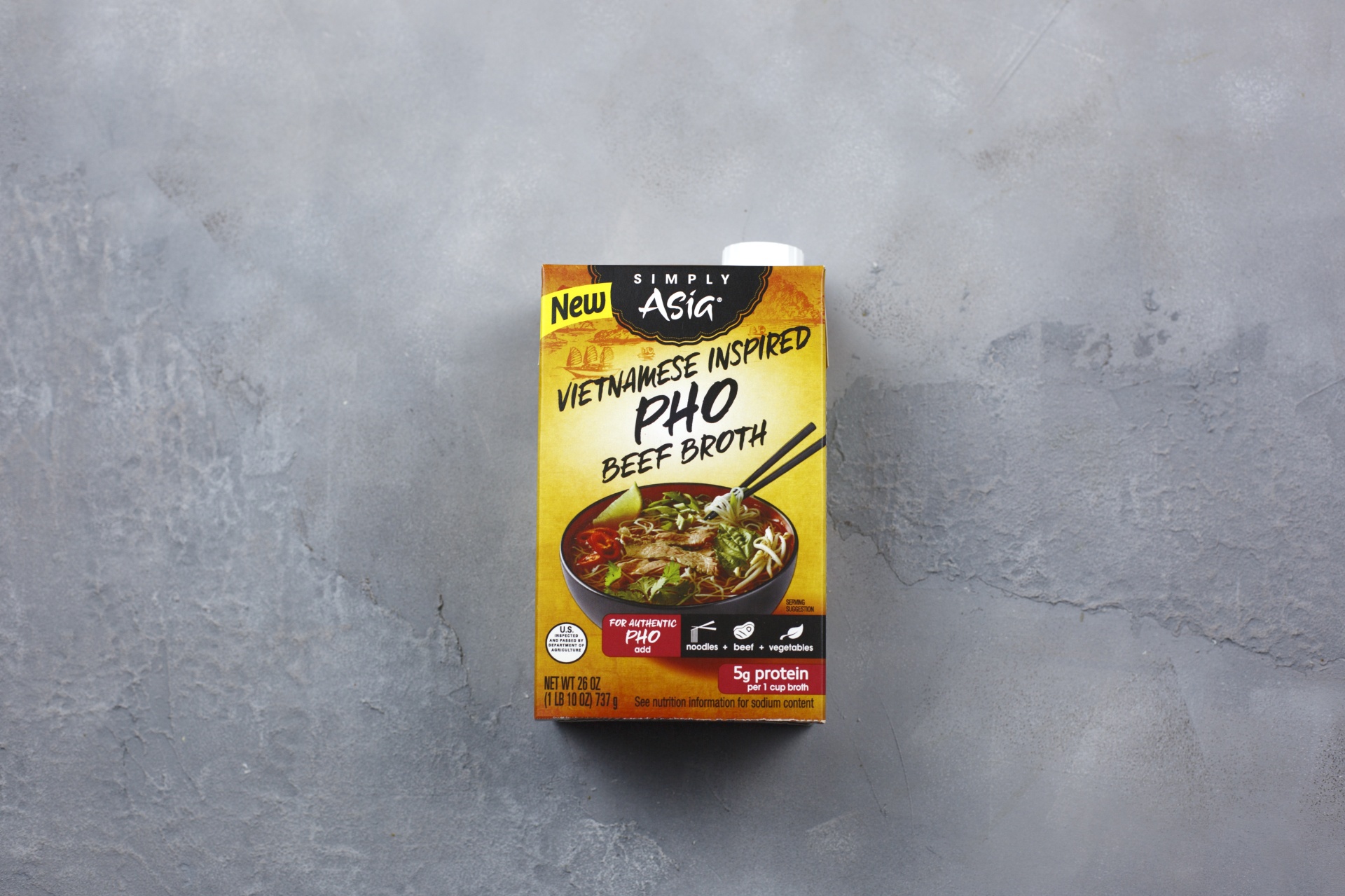 slide 2 of 5, Simply Asia Vietnamese Inspired Pho Beef Broth, 26 fl oz