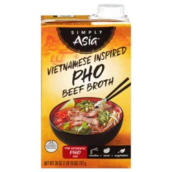 Simply Asia Vietnamese Inspired Pho Beef Broth, 26.0 fl oz