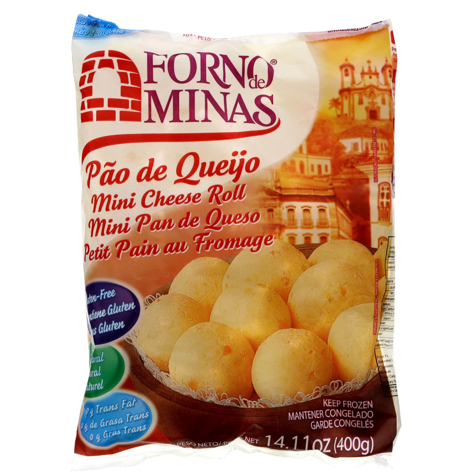slide 1 of 1, Forno de Minas Fdm Cktail Chs Bread Roll, 14 oz
