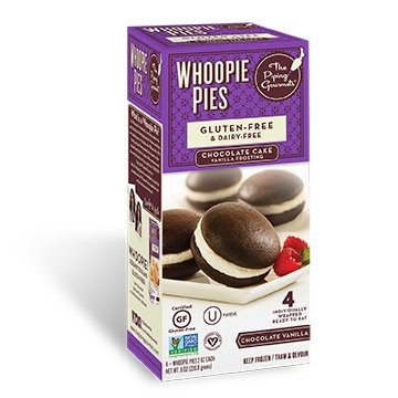 slide 1 of 1, The Piping Gourmets Chocolate Vanilla Whoopie Pie, 4 ct; 2 oz