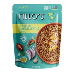 Fillo's Ready To Eat Quinoa & Lentils Sofrito - Gluten Free, Vegan