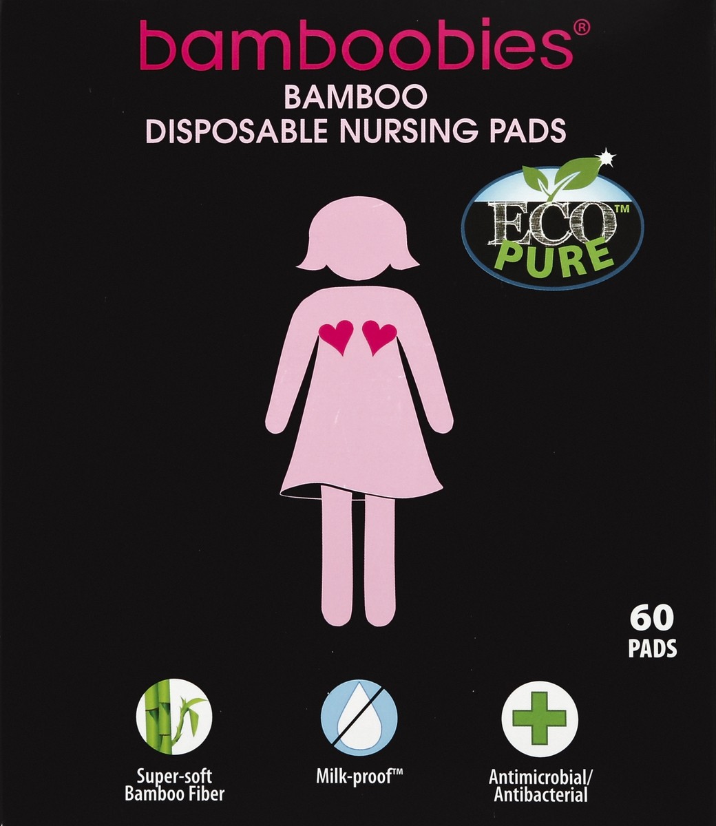 Bamboobies disposable nursing pads (60 count)