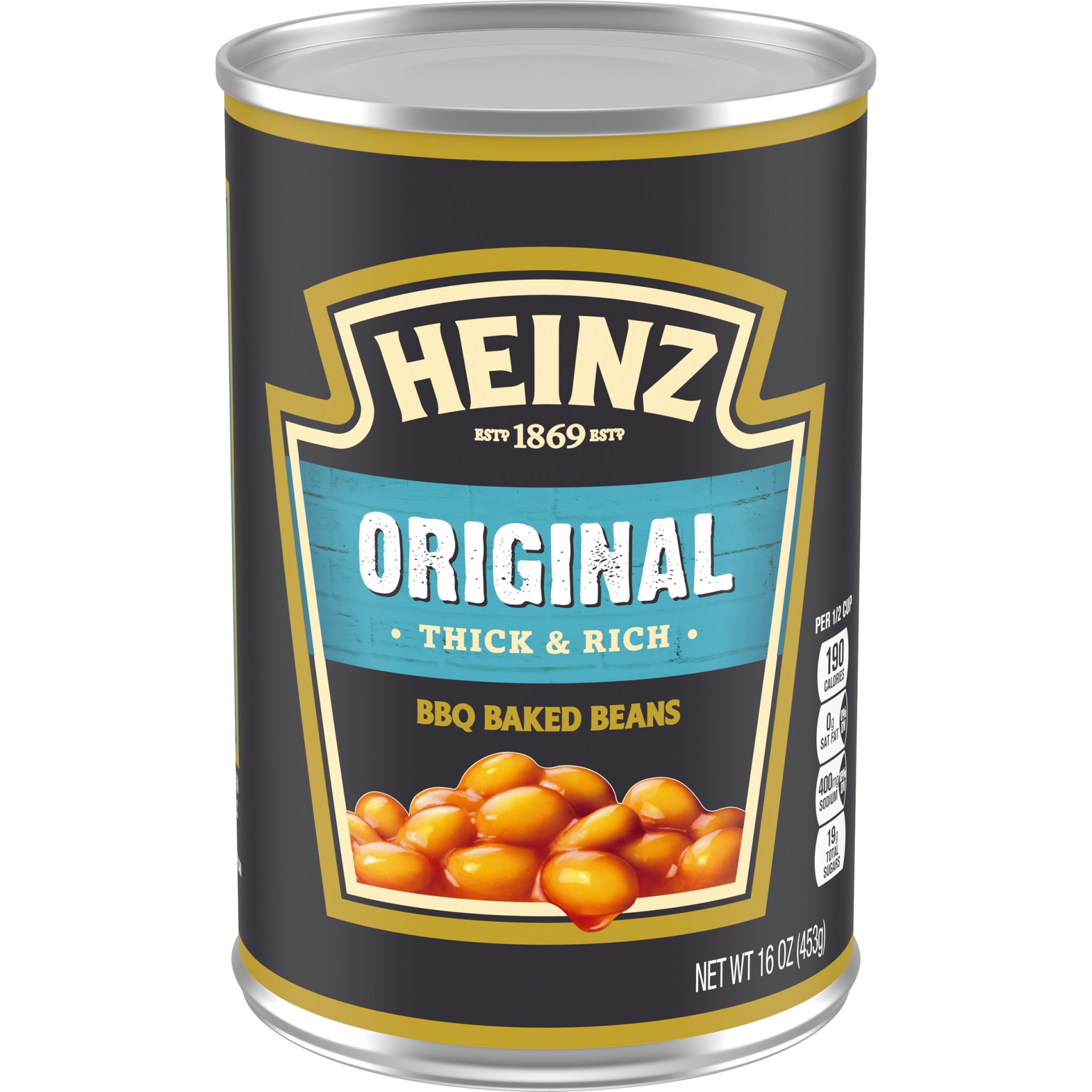 slide 1 of 1, Heinz Original Thick & Rich BBQ Baked Beans, 16 oz