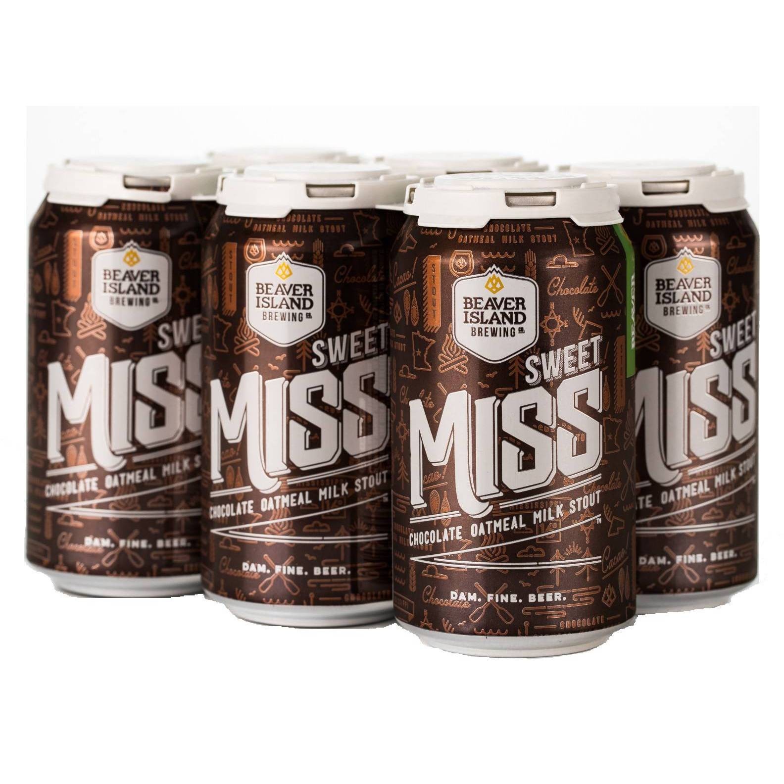 slide 1 of 1, Beaver Island Sweet Miss Chocolate Oatmeal Milk Stout, 6 ct; 12 oz