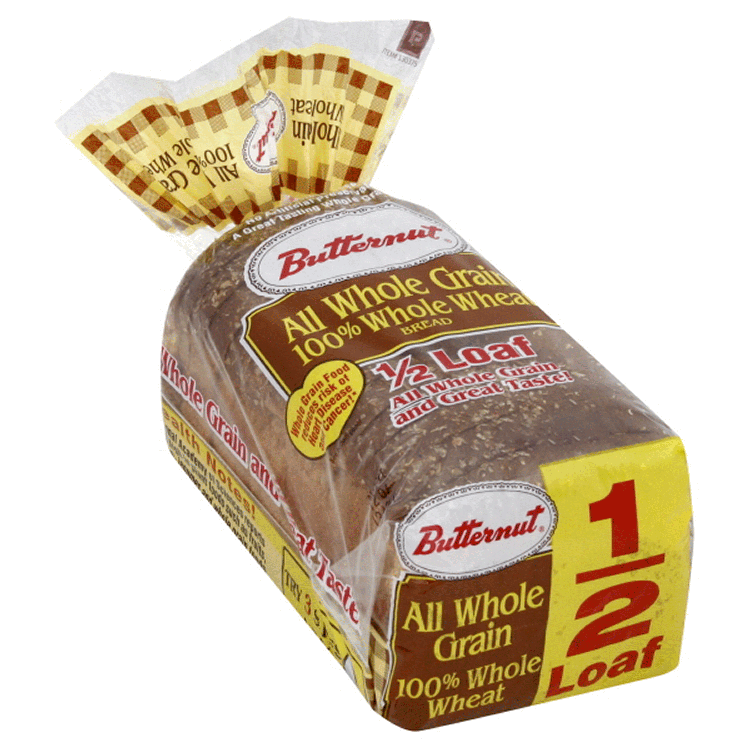 slide 1 of 1, Butternut Bread, 100% Whole Wheat, 12 oz