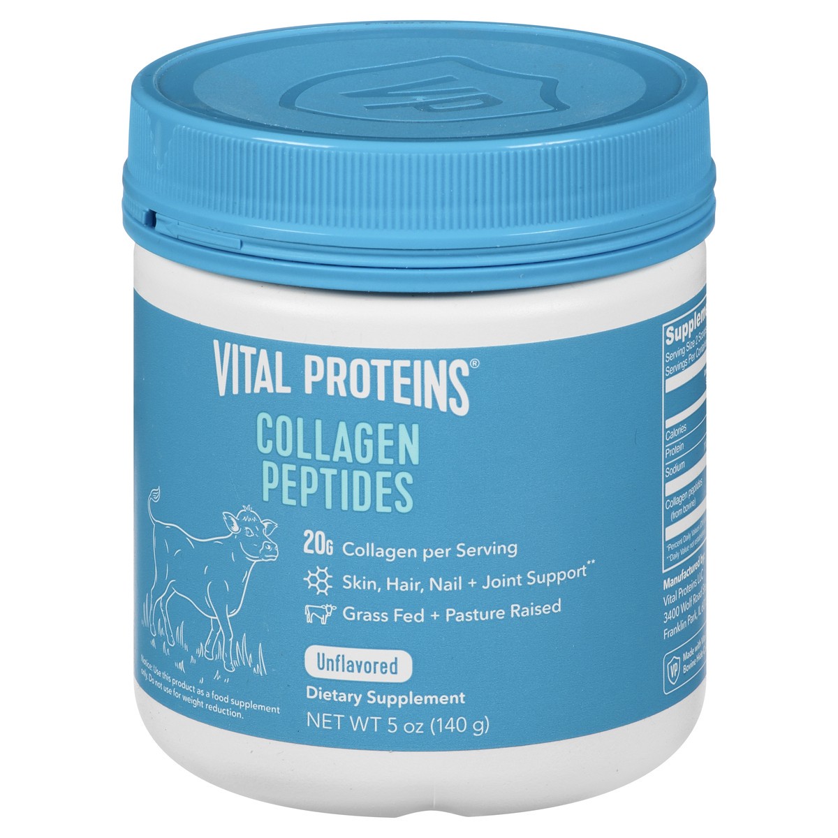 slide 4 of 9, Vital Proteins Unflavored Collagen Peptides 5 oz, 5 oz