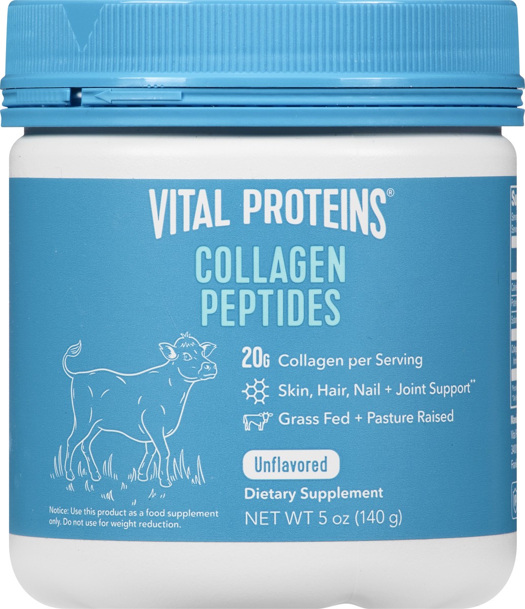 slide 6 of 9, Vital Proteins Unflavored Collagen Peptides 5 oz, 5 oz