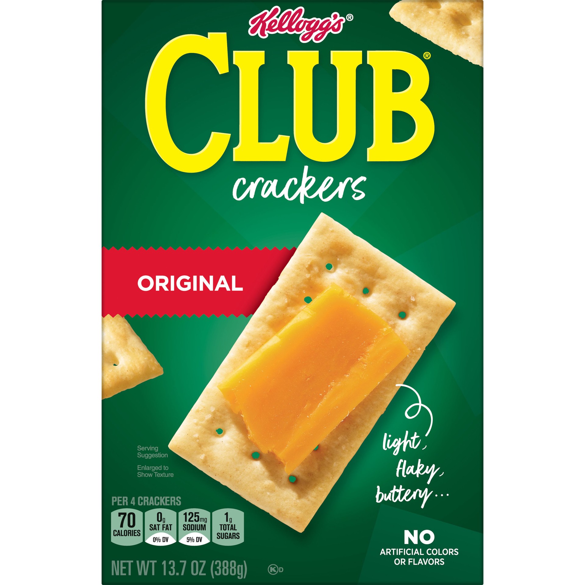 slide 3 of 5, Kellogg's Club Crackers, Snack Crackers, Party Snacks, Original, 13.7 oz
