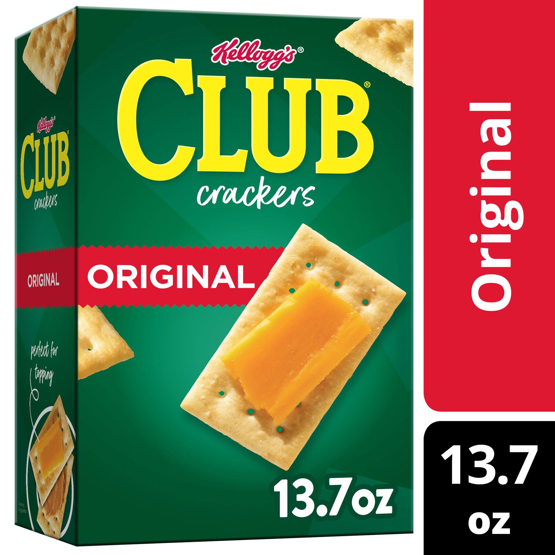 slide 1 of 5, Club Kellogg's Club Crackers, Original, 13.7 oz, 13.7 oz