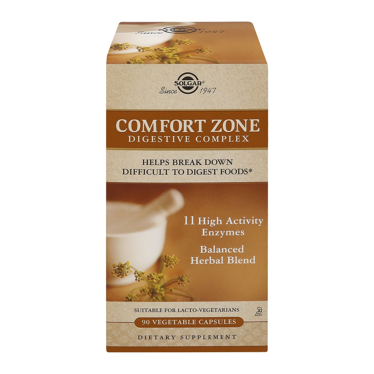 slide 1 of 2, Solgar Comfort Zone Digest Complex Capsules, 90 ct