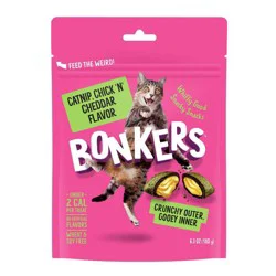 Bonkers Chick 'n' Cheddar Catnip Cat Treats