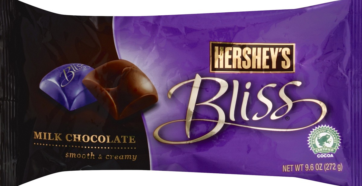 slide 5 of 5, Hershey's Bliss Smooth & Creamy Milk Chocolate, 9.6 oz