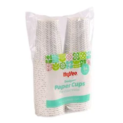 Hy-Vee 9 oz Designer Paper Cups - 54 Count