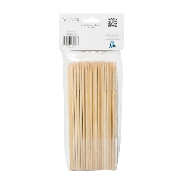 slide 3 of 9, Viovia Bamboo Skewers, 100 ct
