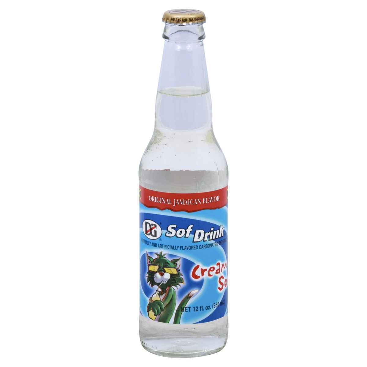 slide 1 of 1, DG Cream Soda Soft Drink, 12 oz