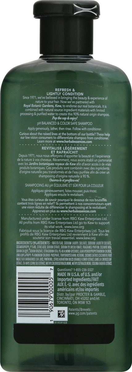 slide 9 of 10, Herbal Essences Bio Renew Sheer Moisture Cucumber & Green Tea Shampoo 13.5 oz, 13.5 fl oz