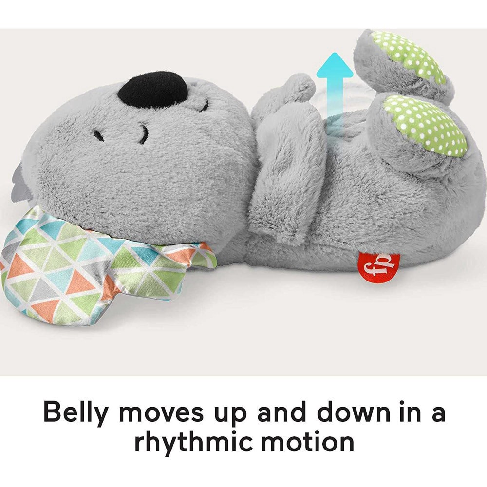slide 2 of 5, Fisher-Price Soothe 'N Snuggle Koala, Musical Plush Baby Toy With Realistic Breathing Motion, 1 ct