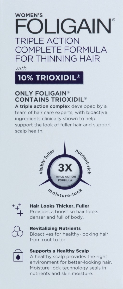 slide 2 of 5, Foligain Women Triple Action Complete Formula, 2 oz